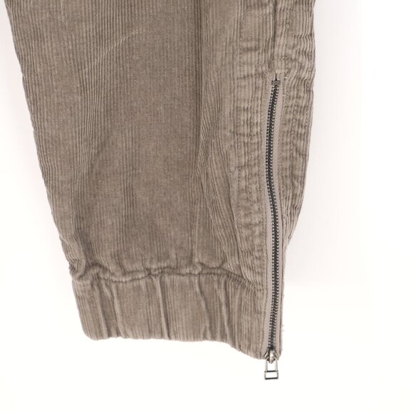 WRAP LONDON Hemp & Cotton Cotton Drawstring Jogger Zip-Up Hem Size US 12 - Picture 6 of 8